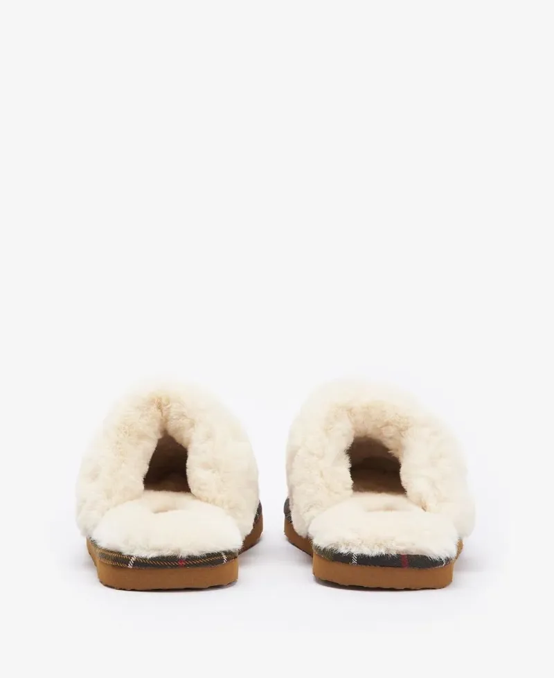 Barbour Ladies Claudia Slipper Camel-4