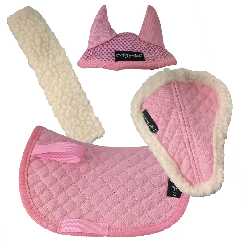 Crafty Ponies Saddle Cloth Show Set Pink