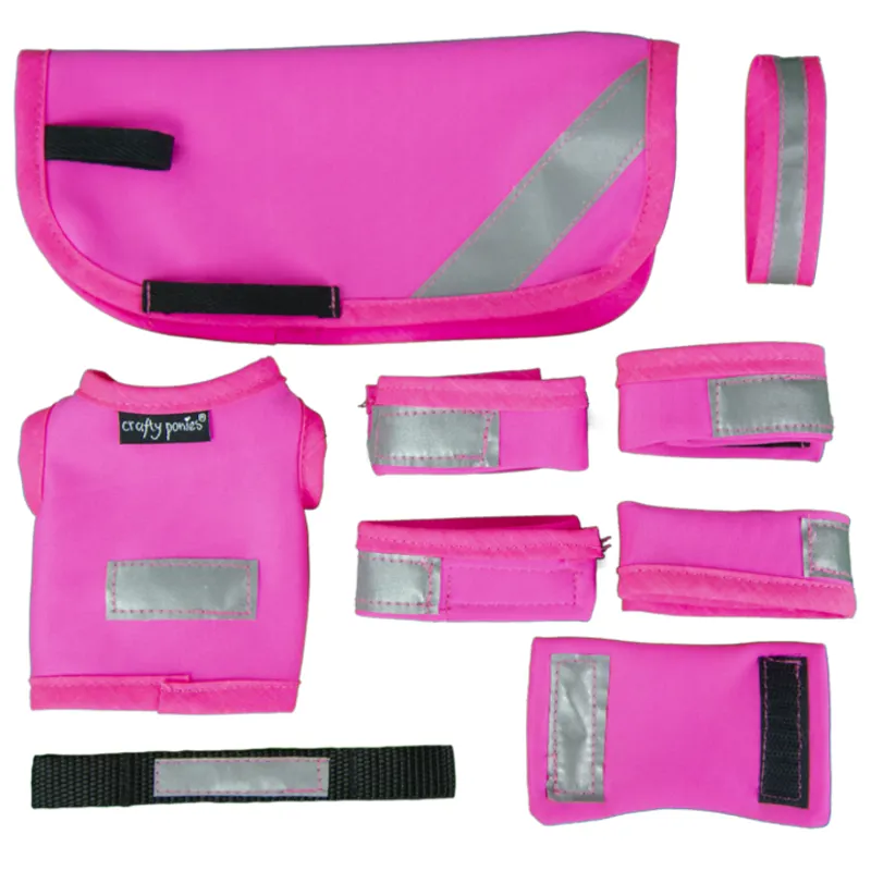 Crafty Ponies Hi Viz Set  Pink