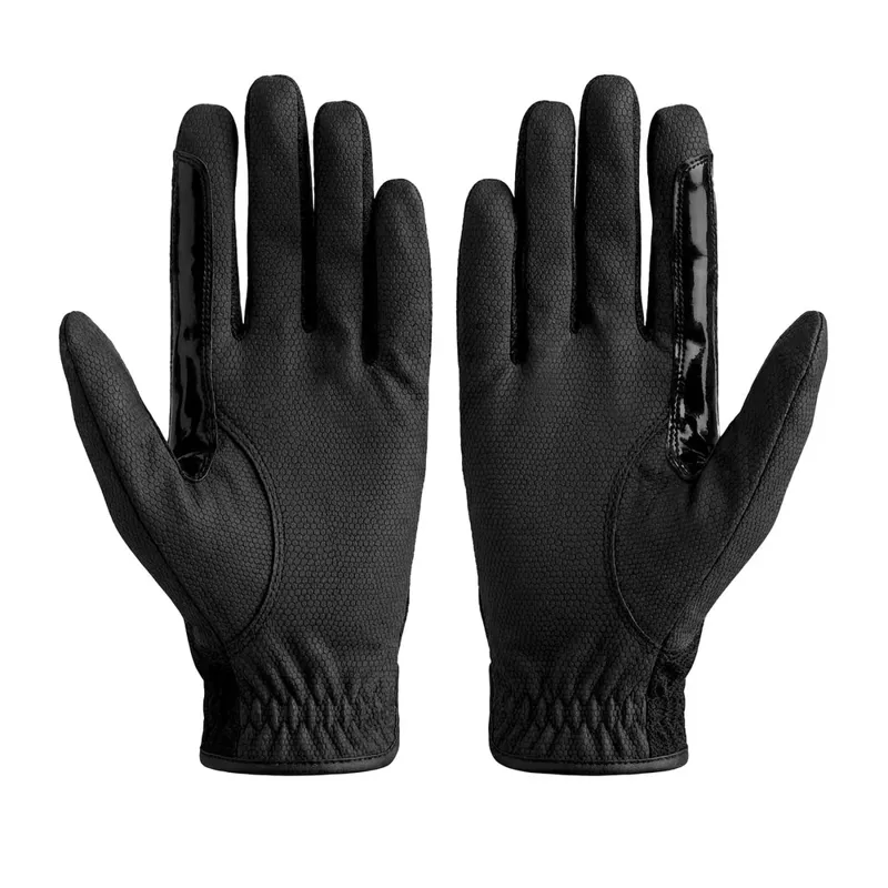 Equetech Pro-Mesh Grip Riding Gloves Black-1