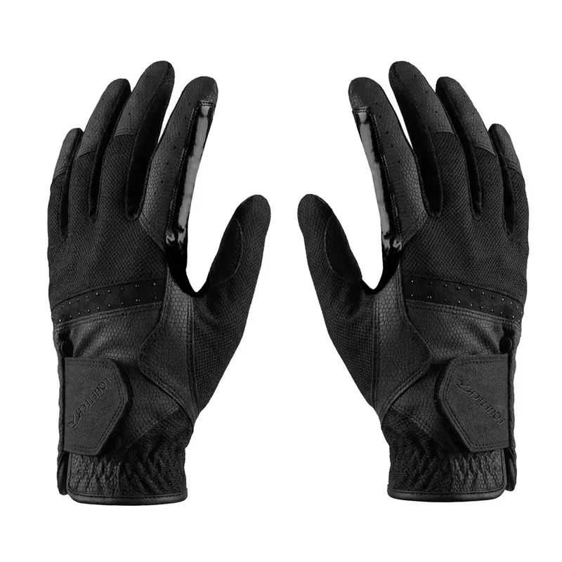 Equetech Pro-Mesh Grip Riding Gloves Black-4