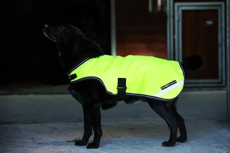 Rambo Reflective Dog Rug/Coat Reflective Yellow