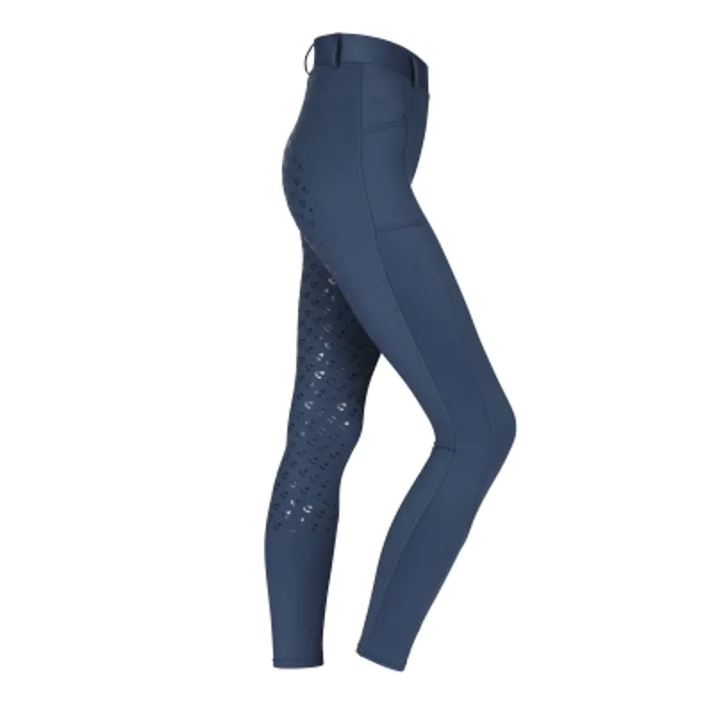 Shires Aubrion Albany Junior Riding Tights Navy