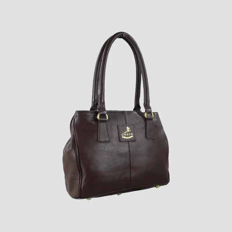 Grays Sadie Handbag With Snaffle Brown Leather