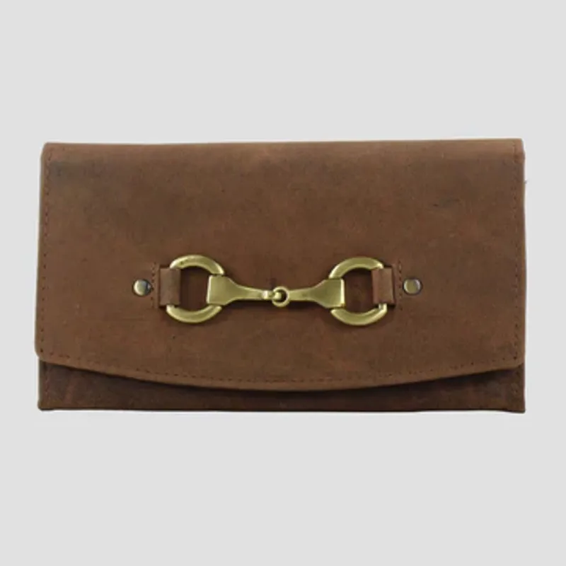 Grays Sadie Purse With Snaffle In Hunter Leather
