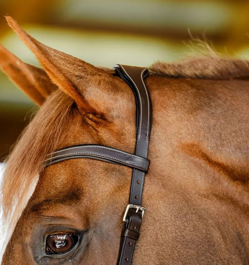 Horseware Micklem Competition Bridle Dark Havana-2