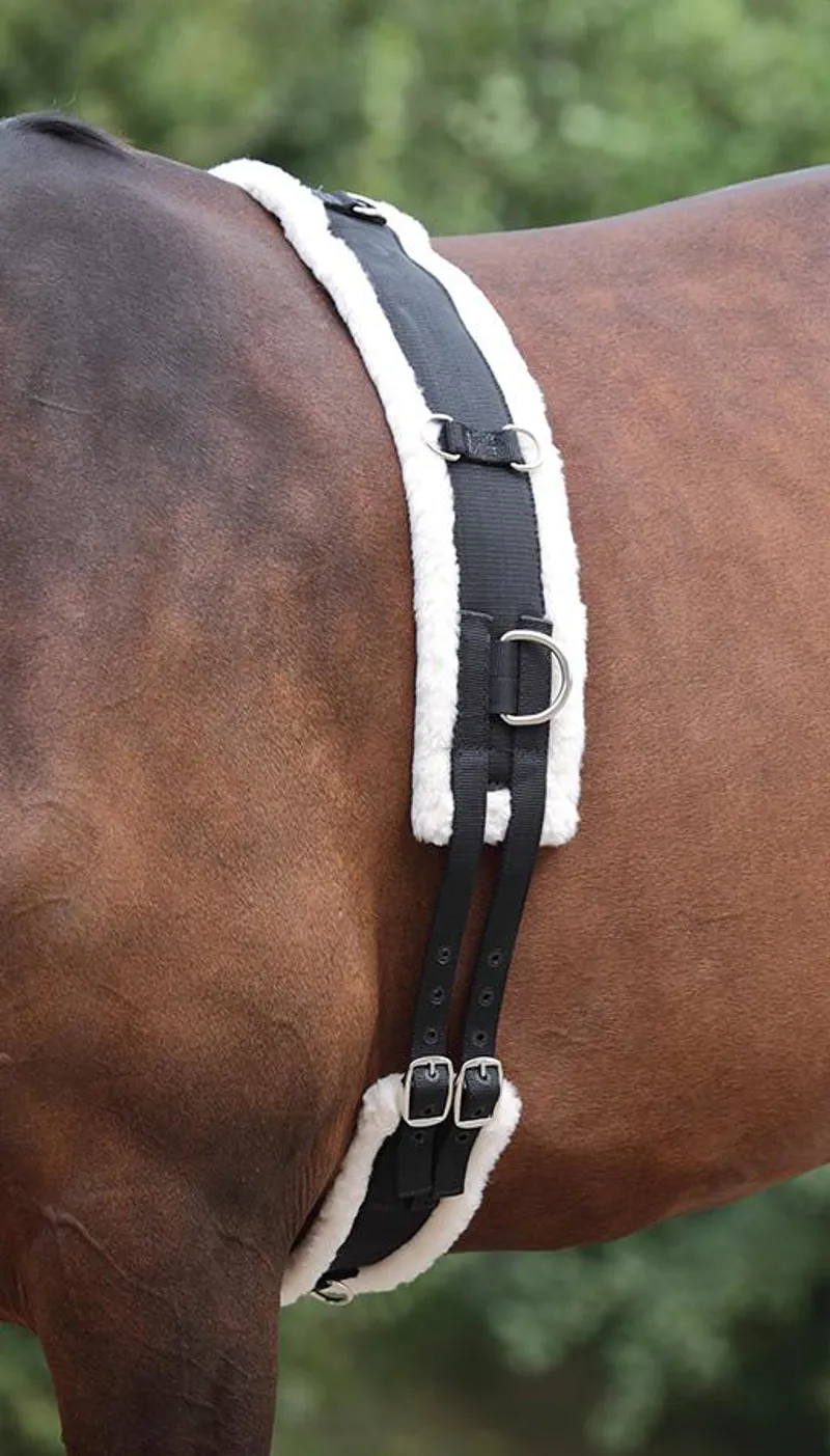 Shires Nylon Roller With Fleece Padding Black
