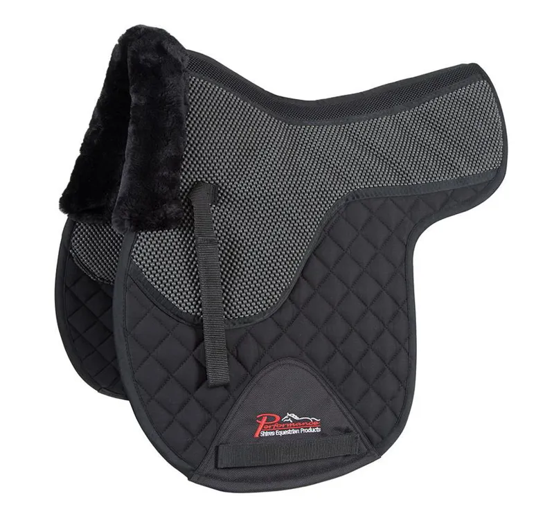 Shires Performance Soft Grip Airflow Anti-slip Numnah Black