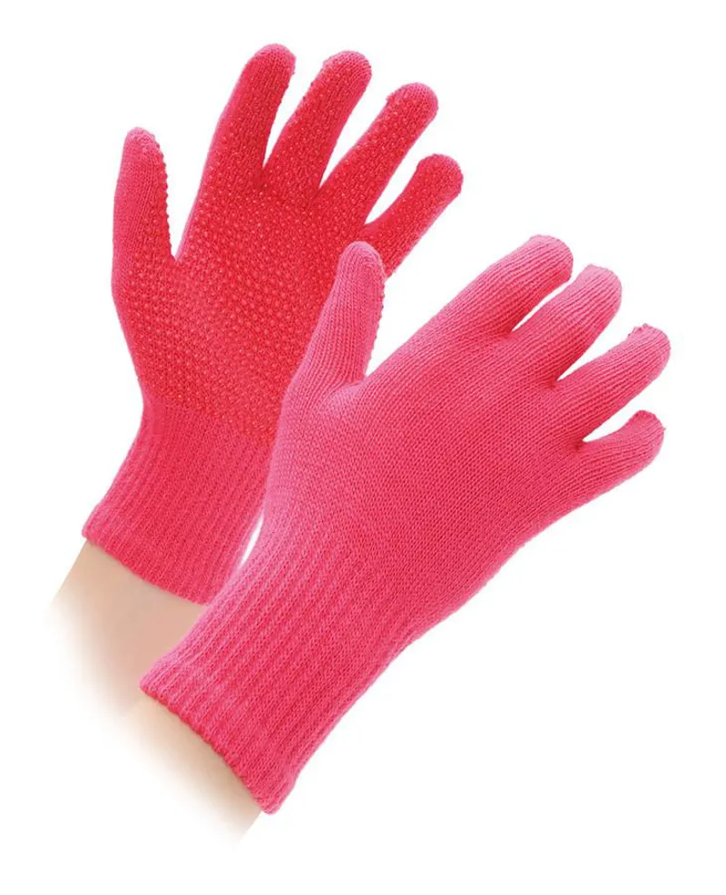 Sure Grip Magic Pimple Gloves Junior Pink
