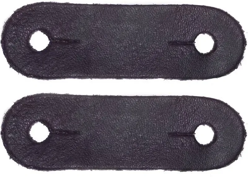 Dever Classic Peacock Leather Attachments Black