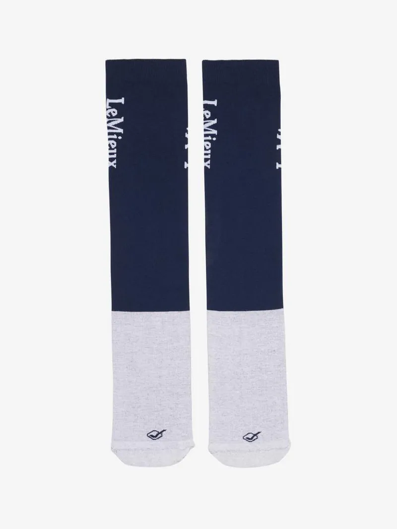 LeMieux Competition Socks Navy 2 Pack-1
