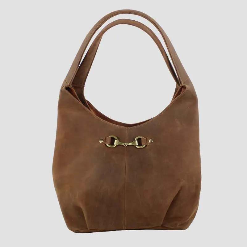 Grays Grace Slouchy Snaffle Handbag in Hunter