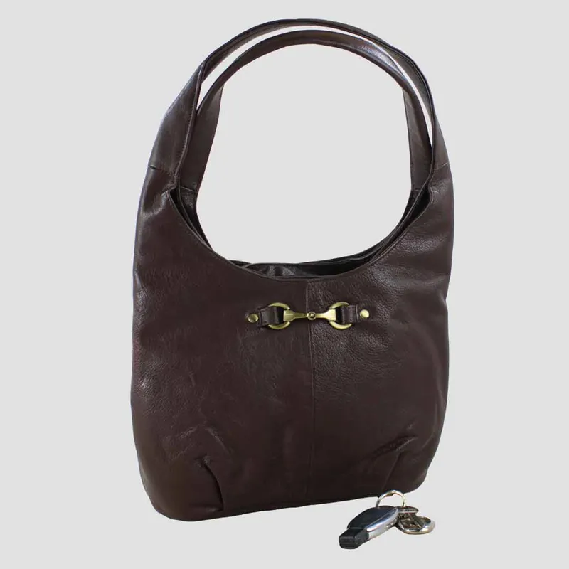 Grays Grace Slouchy Snaffle Handbag In Brown