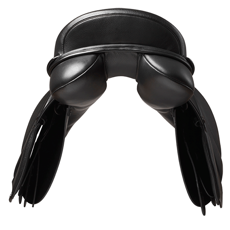 Kent And Masters S-Series Universal GP Adjustable Leather Saddlle Black-2