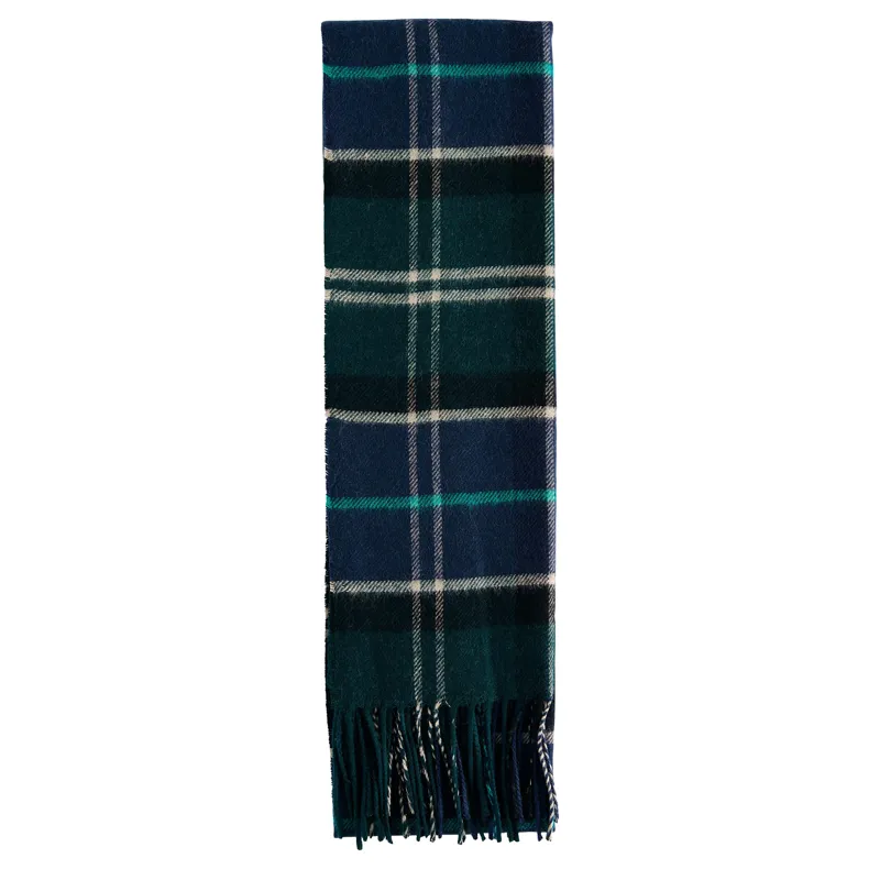 Barbour Yaxley Tartan Scarf Green Loch