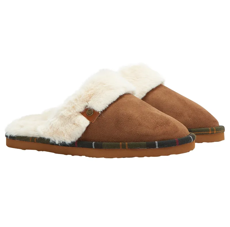 Barbour Ladies Claudia Slipper Camel