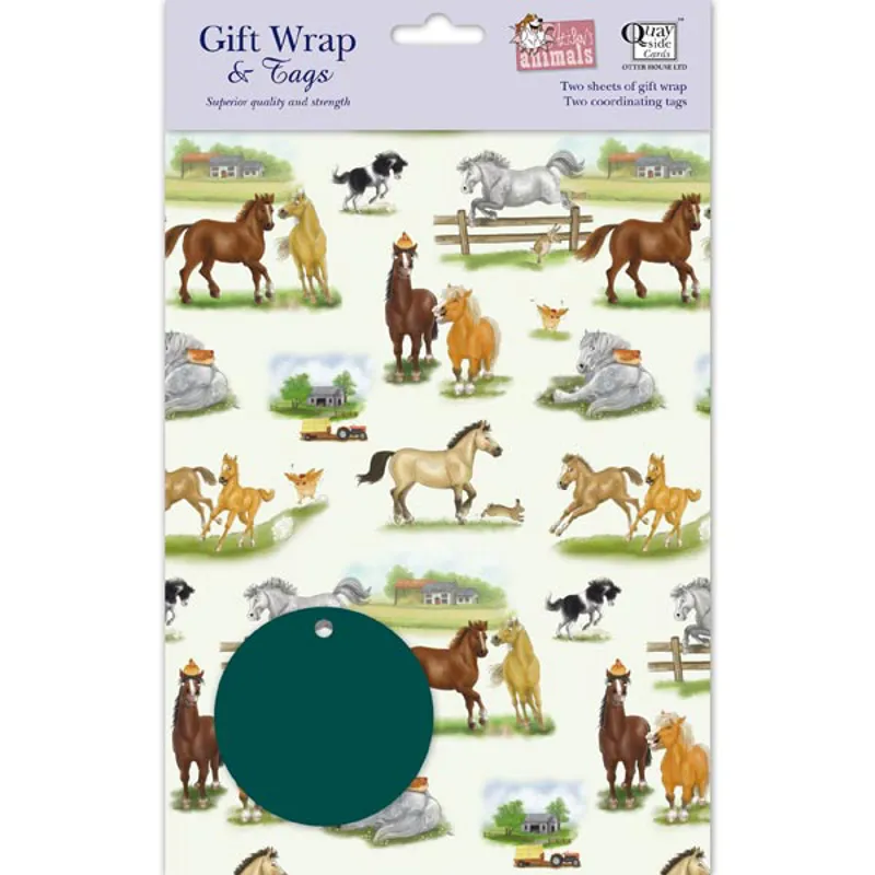 Wrapping Paper - Horses by Alison