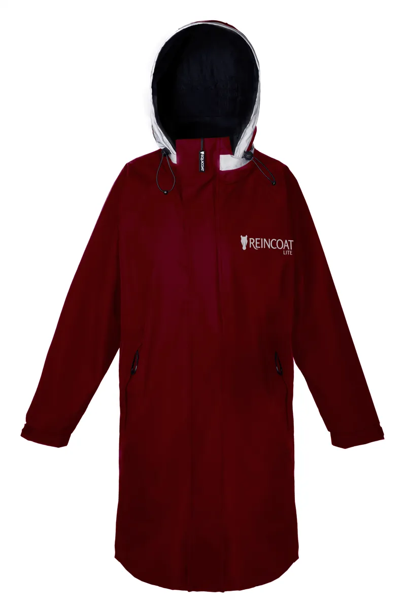 Burgundy waterproof coat shop