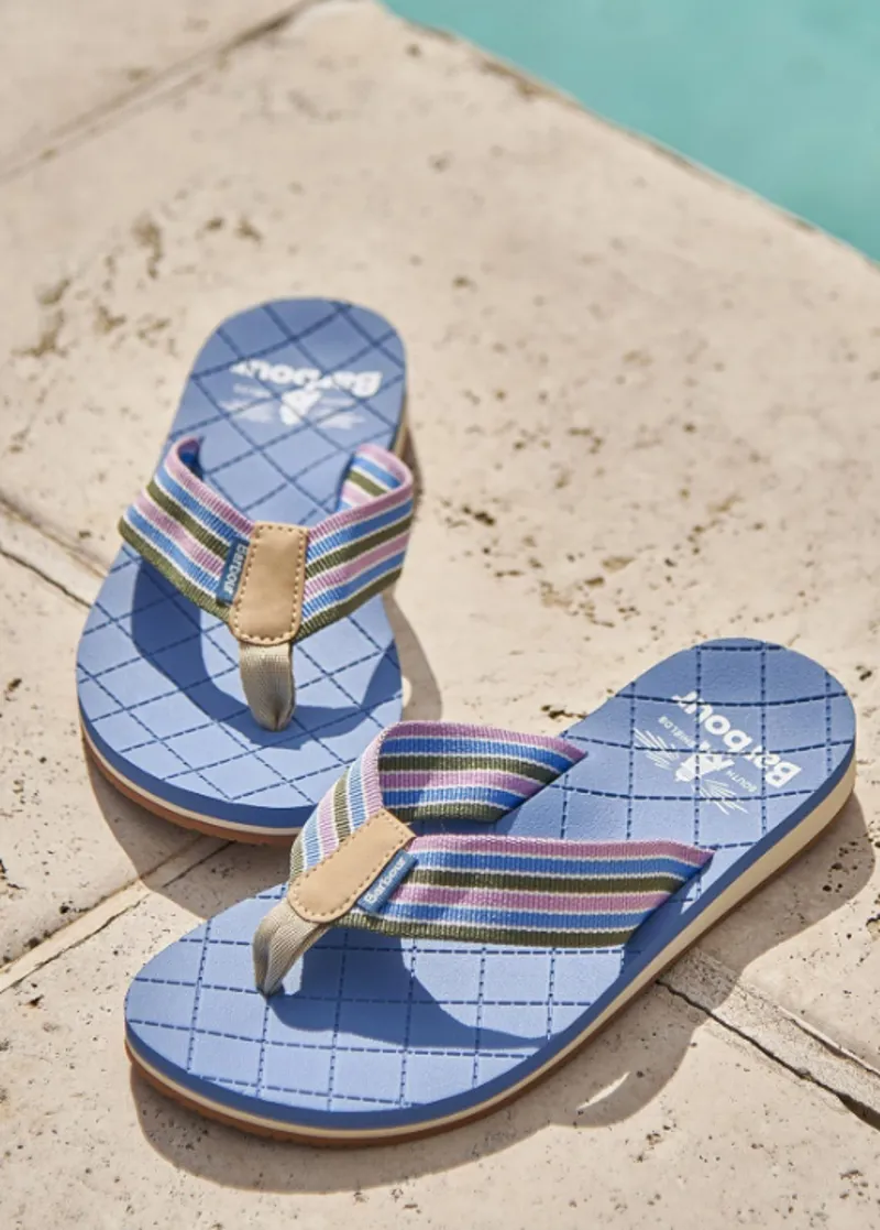 Barbour Ladies Seamills Beach Sandal Blue/Multi