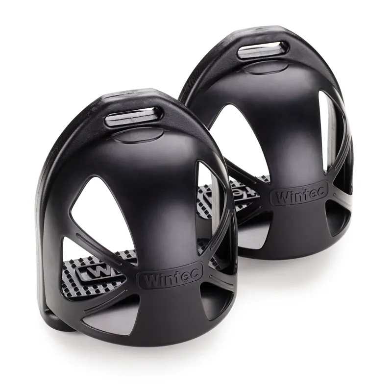 Wintec Kids Cage Stirrups Black-1